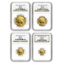 2008-W 4-Coin Gold Buffalo Set MS-70 NGC 2008-W 4-Coin Gold Buffalo Set MS-70 NGC